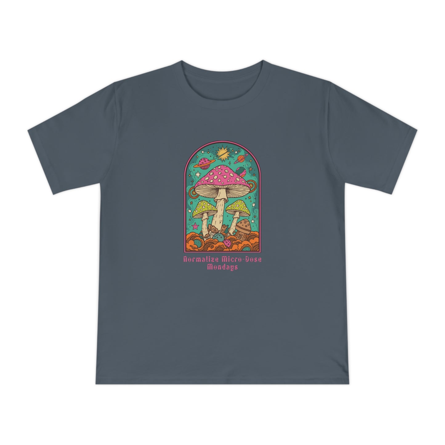 Mushroom Garden T-Shirt — Retro Psychedelic Fungi Graphic Tee