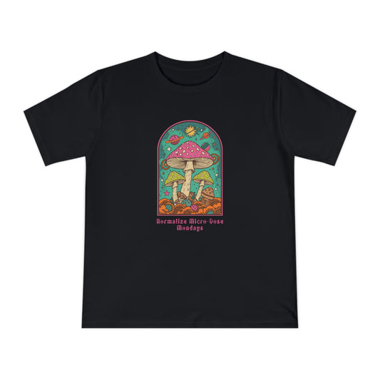 Mushroom Garden T-Shirt — Retro Psychedelic Fungi Graphic Tee